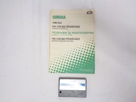 Yamaha YRM-502 FM Voicing Program II For CX5M MSX Music Computer Tested Working