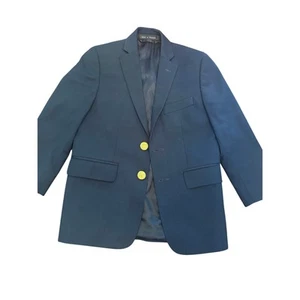 Lauren Ralph Lauren boys navy blue blazer sport coat gold buttons sz 6 - Picture 1 of 9