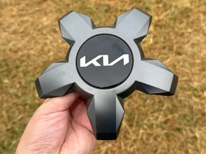 KIA SORENTO OEM WHEEL CENTER CAP DARK GRAY FINISH 52960-P2470 52960-P2430 - Picture 1 of 2
