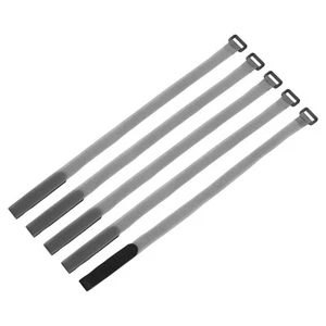5Pcs Battery Tie Down Straps,0.8x20" Grey Nylon Hold Down Hook Loop Strap - Photo 1/6