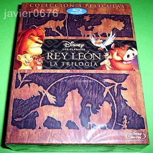 EL REY LEON LA TRILOGIA EN BLU-RAY PACK NUEVO Y PRECINTADO DISNEY - Imagen 1 de 4
