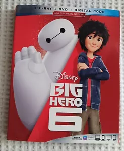 Big Hero 6 Blu-Ray+DVD+Digital Multi Screen Edition New Disney Movie Club - Picture 1 of 6
