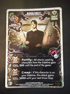 Yu Yu Hakusho TCG CCG Kuroko Former Spirit Detective TC17 Exile Foil Card