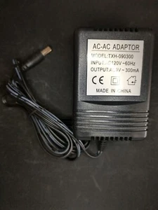 AC/AC Power Supply Wall Adapter 9V 300ma TXH-090300 - Picture 1 of 2