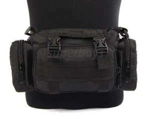 MOLLE 4 Bolsa Bolsillo Cintura Utilitario Táctico Militar Bolso de Transporte Bolso Mochila - Imagen 1 de 4