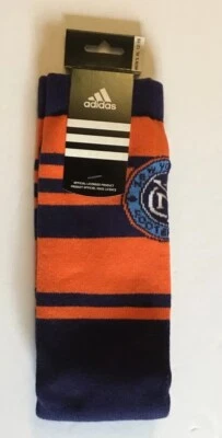 Adidas MLS Fan Gear New York City FC Socks Adult Men's Size XL - Image 1 of 2