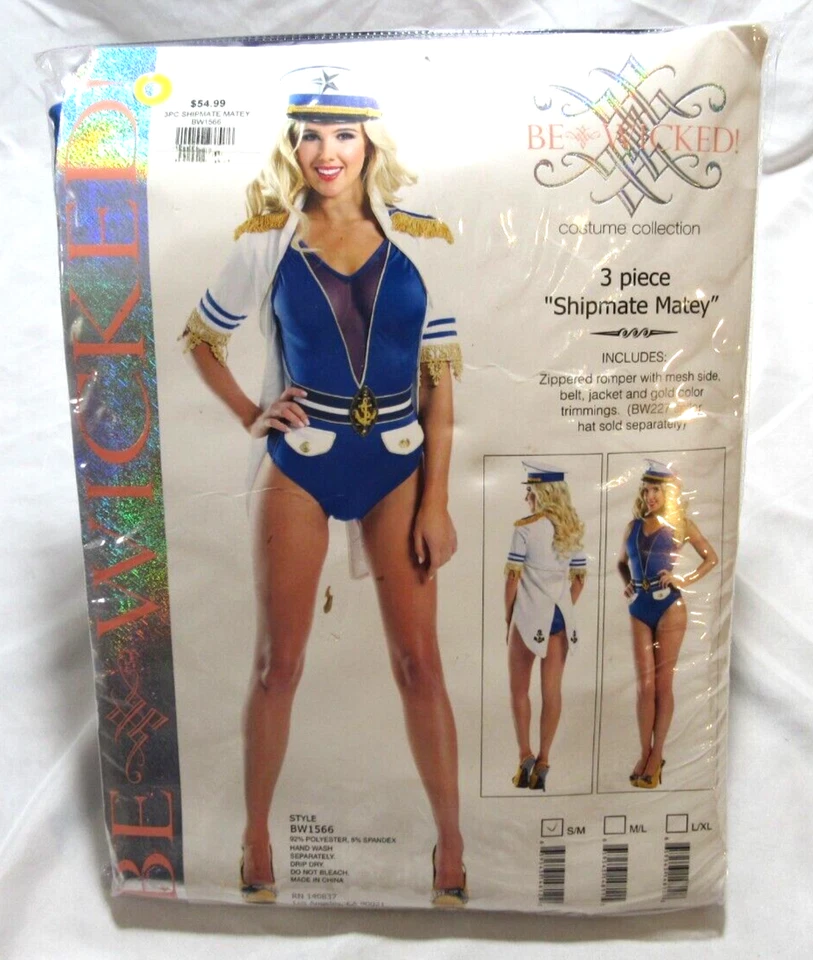 Be Wicked Women's Shipmate Matey Sexy Costume Small/Medium - Image 1 of 4