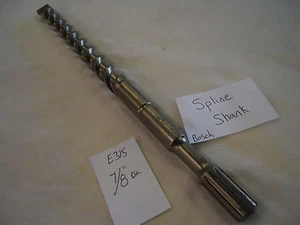 NEW 7/8" DIAMETER BOSCH SPLINE SH. CARBIDE TIP HAMMER DRILL BIT 16" GERMAN E315 - Picture 1 of 3