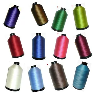 STRONG BONDED NYLON THREAD 40'S, 3000 METER REELS , UPHOLSTERY, TENTS FREE P&P - Picture 1 of 25