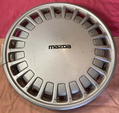 14" Hub Cap Wheel Cover 1988-1989 Mazda MX-6 Hubcap Vintage Silver B45837170A OE - Image 1 of 4