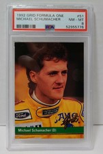 1992 Grid Formula 1 #51 Michael Schumacher Rookie PSA 8