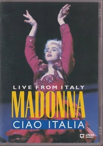 MADONNA CIAO ITALIA LIVE FROM ITALY DVD 1988 Warner 14 Tracks Ottimo M07858 - Foto 1 di 3