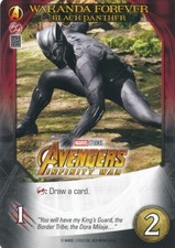 BLACK PANTHER Upper Deck Marvel Legendary INFINITY SAGA WAKANDA FOREVER