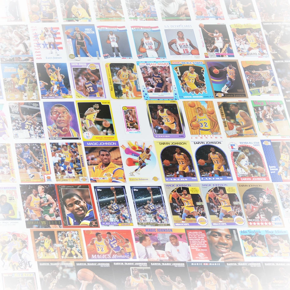 Earvin Magic Johnson - Your Choice of Inserts, Parallels, Regular Issue Cards - Image 1 of 1