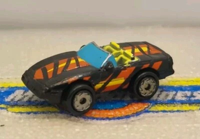 Micro Machines 1992 Galoob Black/Red/Yellow Corvette Convertible A+ Cond. RARE! - Image 1 of 4