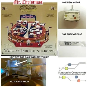 MR. CHRISTMAS WORLD'S FAIR ROUNDABOUT (TEETASSE) ERSATZMOTOR SET - Bild 1 von 2
