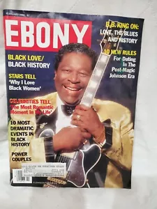 BB King Cover Ebony Magazine February 1992 - Picture 1 of 14