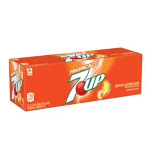 7 Up Tropical 355 ml Erfrischungsgetränk x 12er Pack - Bild 1 von 1