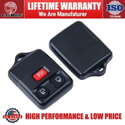 Par de llaves de coche con control remoto de entrada sin llave para Ford Econoline Explorer Escort Foto 1 de 4