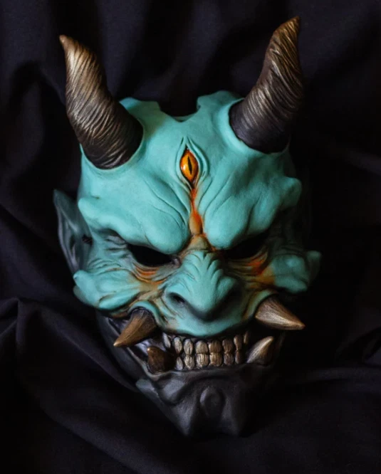 Ōtakemaru Oni Mask | Handcrafted Japanese Demon Mask in Resin - Image 1 of 4