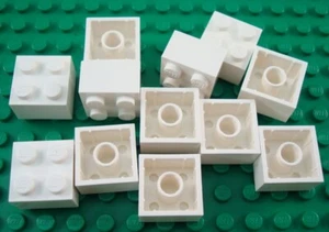 Neu LEGO Menge 12 weiß 2x2 grundlegende Bausteine - Bild 1 von 1