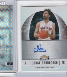 JORGE GARBAJOSA 06-07 TOPPS FINEST AUTOGRAPHED ROOKIE REFRACTOR-GET THIS CARD! - Picture 1 of 21