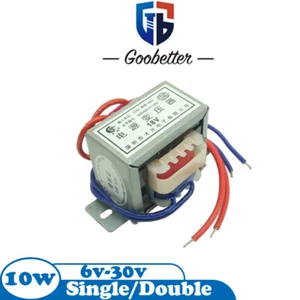 EI48 12W Power Transformer 220V TO 6V/9V/12V/15V/18V/24V/30V Output Single/Dual - Picture 1 of 11