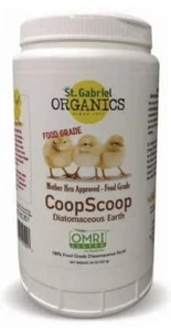 St Gabriel CoopScoop 50210-2 Tierra de diatomeas para aves de corral de grado alimenticio 20 OZ - Imagen 1 de 4