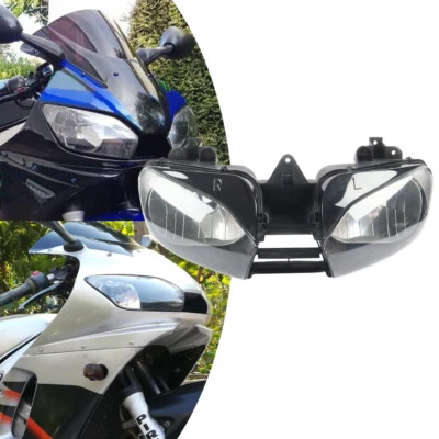 Conjunto de faros delanteros ABS para Yamaha YZF-R6 1999 2000 2001 2002 Foto 1 de 4
