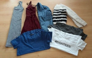 Bundle x 7 Women's Clothing Items Jumper, Dress, Shirt, T-Shirt, Tops ~ Size 10 - Picture 1 of 4