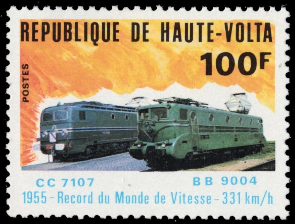 TOP VOLTA 527 — юбилейный рекорд скорости мирового локомотива (pb85456) - Изображение 1 из 1