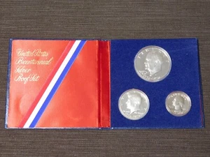 US COINS 1776-1976-S UNITED STATES BICENTENNIAL 40% SILVER DOLLAR PROOF SET - Picture 1 of 14