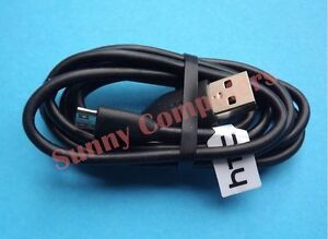 Original Black HTC One X XL S V OneX OneXL OneS OneV USB Data Charger Cable New