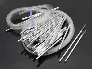 Tubos de aluminio extra largos materiales para atar moscas + tubo de revestimiento + tubo de unión - 50 piezas  - Imagen 1 de 5