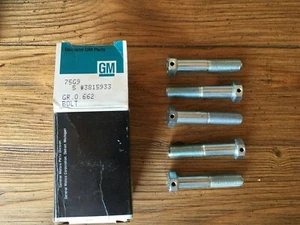 LOT of 5 NOS 62-68 OEM GM Chevrolet Crankshaft Pulley Balancer Bolts 3815933 - Bild 1 von 3