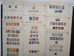 Pays-Bas  timbre lot  10  feuille oblitéré à voir - Picture 1 of 5