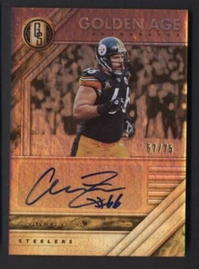 Panini Gold Standard 2020 Alan Faneca automático/75 Golden Age #15 autógrafo Steelers - Imagen 1 de 2