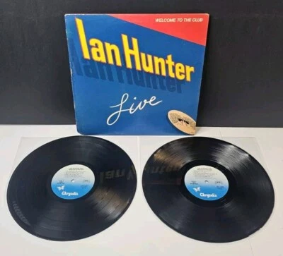 Ian Hunter - Welcome To The Club - Live - Double LP Vinyl Record CH2-1269 - Image 1 of 4