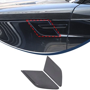 Dry Carbon Car Hood Side Air Vent Cover Styling Trim For Range Rover Sport 2023+ - Picture 1 of 7