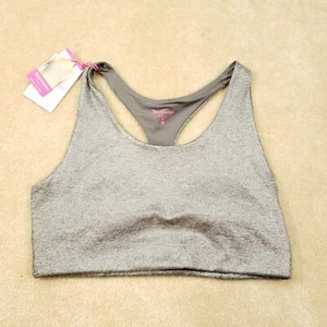 Sujetador deportivo Juicy Couture para mujer extra grande XL gris acolchado mezcla de poliéster  - Imagen 1 de 12