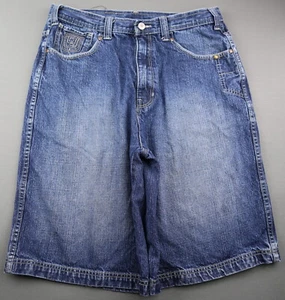Vintage Men's Def Jam University Jean Shorts Loose Size 34 - Picture 1 of 11