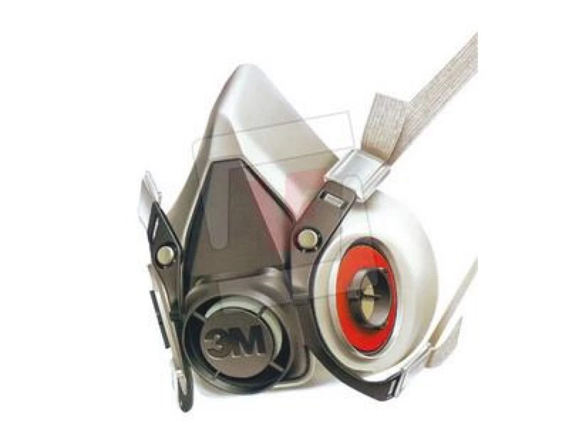 MASCHERA FACCIALE A SEMIMASCHERA 3M 6200 MEDIA CON DUE FILTRI 6051 - Immagine 1 di 1