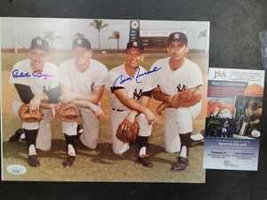 Bobby Richardson & Clete Boyer JSA Certified Autographed 8x10 Photo Yankees - Picture 1 of 4