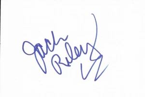 Jack Riley signed 4x6 index card - Picture 1 of 2