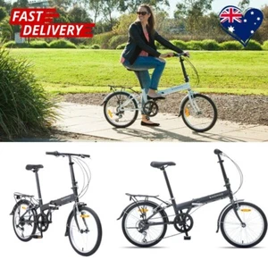 Progear Bikes Nomad Folding Bike 20" in Grey Gift Electric Birthday Exercise AU - Picture 1 of 14