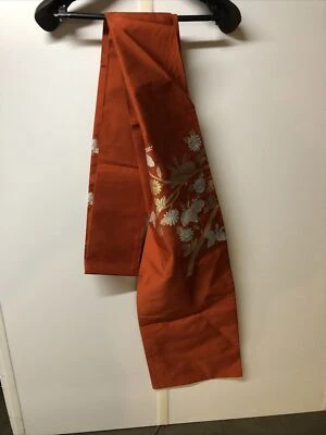 Lazo cinturón obi faja kimono de seda vintage japonés Foto 1 de 3