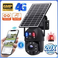 security camera outdoor 4G Version Solar Rugged Ultra HD & 20X Optical Zoom