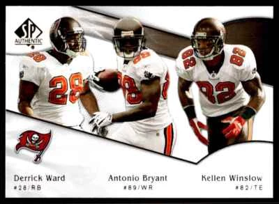 2009 SP Authentic Derrick Ward/Antonio Bryant/Kellen Winslow R9 - Image 1 of 2