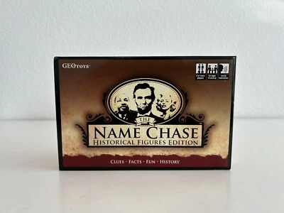 Geotoys Name Chase Historical Figures Edition Used Very Good - Image 1 of 4