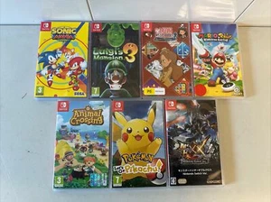 Nintendo switch Game Cases Only! Lot Of 7 OEM Cases Only - No Games - Picture 1 of 4